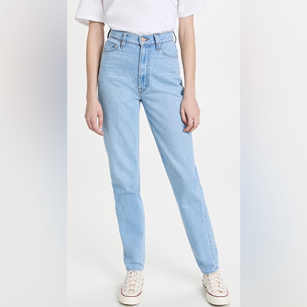MOTHER Denim SNACKS High Waisted Twizzy Skimp Just A Nibble Light Wash Jeans 27